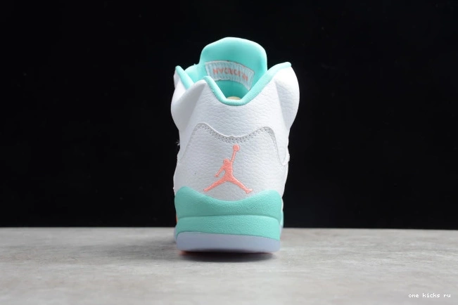 Chep Onekick Jordan 5 GS Light Air 440892-100 Aqua 0613